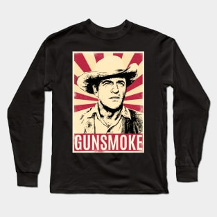 Retro Vintage Gunsmoke // Matt Dillon Long Sleeve T-Shirt